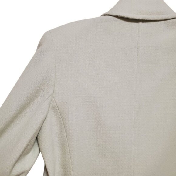 Ann Taylor Loft Wool Jacket Mint Green Double Breasted with Pockets - Picture 6 of 10